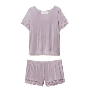 Pajama set, sizes 1X and 2X, color Gray, Brand Adore Me